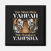 Der höchste Yahuah und der Mashiach Yahusha Magnet (Vorne)