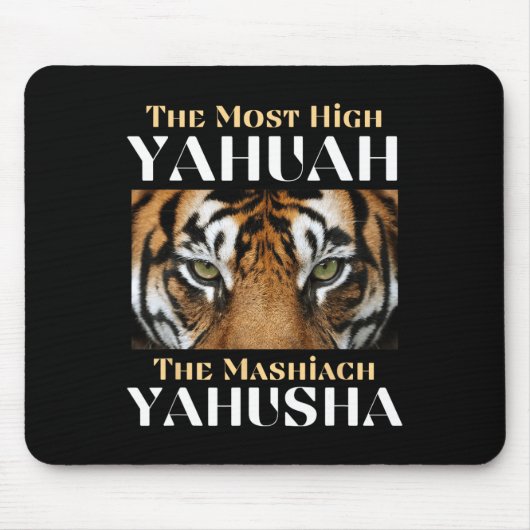 Der höchste Yahuah und der Mashiach Yahusha Mousepad (Vorne)