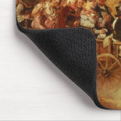 Der Hochzeits-Wagen Mousepad (Ecke)