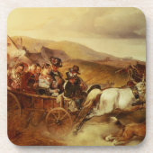 Der Hochzeits-Wagen Untersetzer (Vorderseite)