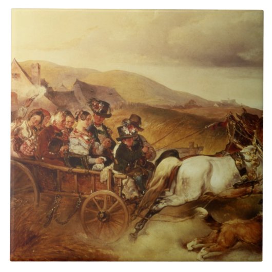 Der Hochzeitskart Fliese (Vorderseite)