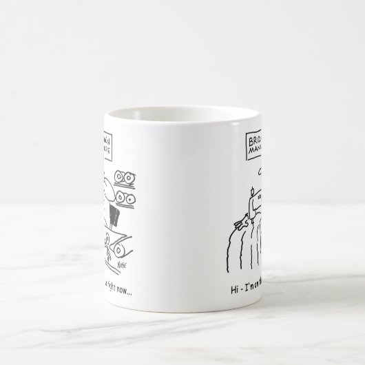 Der Hochzeitskleid ist "On the Train". Funny Kaffeetasse (Mittel)