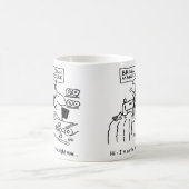 Der Hochzeitskleidemacher ist gerade im Zug Kaffeetasse (Mittel)