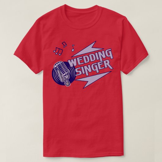 Der Hochzeitssänger T-Shirt (Design vorne)