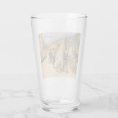 Der Hochzeitstag-März (Heiratszene) Glas (Rückseite)