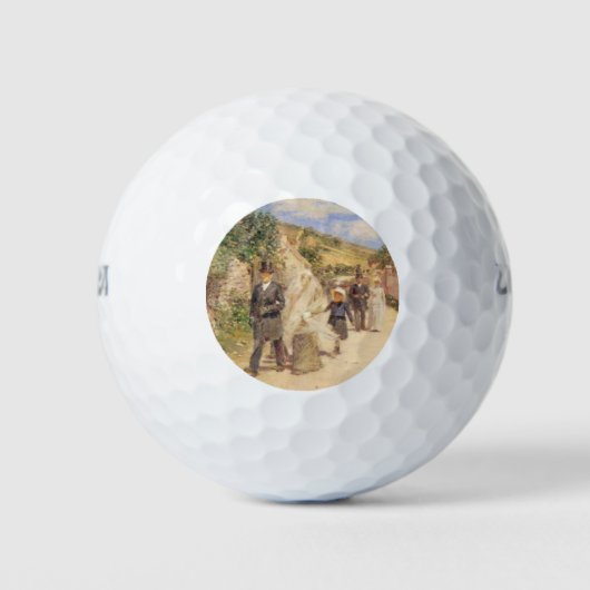 Der Hochzeitstag-März (Heiratszene) Golfball (Vorderseite)