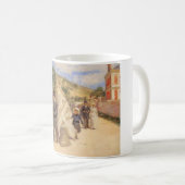 Der Hochzeitstag-März (Heiratszene) Kaffeetasse (VorderseiteRechts)