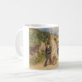 Der Hochzeitstag-März (Heiratszene) Kaffeetasse (Vorderseite Links)