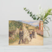 Der Hochzeitstag-März (Heiratszene) Karte (Stehend Vorderseite)