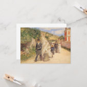 Der Hochzeitstag-März (Heiratszene) Karte (Vorderseite/Rückseite Beispiel)