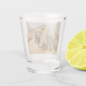 Der Hochzeitstag-März (Heiratszene) Schnapsglas (Rückseite)