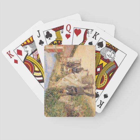 Der Hochzeitstag-März (Heiratszene) Spielkarten (Rückseite)