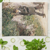 Der Hochzeitstag-März von Robinson, Vintage Newlyw Handtuch (Gefaltet)