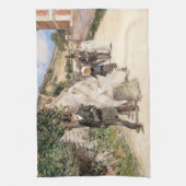 Der Hochzeitstag-März von Robinson, Vintage Newlyw Handtuch (Vertikal)