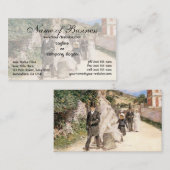 Der Hochzeitstag-März von Theodore Robinson Visitenkarte (Vorne/Hinten)