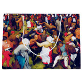 Der Hochzeitstanz, Pieter Bruegel große Geschenkta Geschenktüte (Vorderseite)