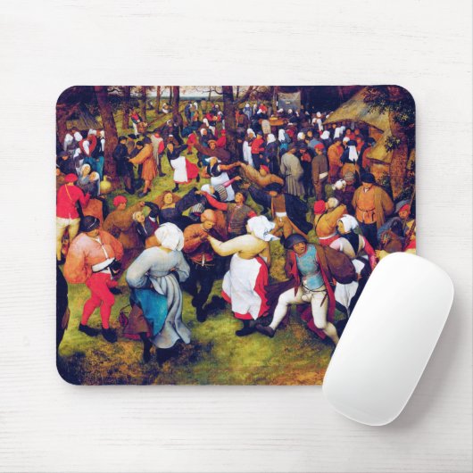 Der Hochzeitstanz, Pieter Bruegel Mousepad (Mit Mouse)