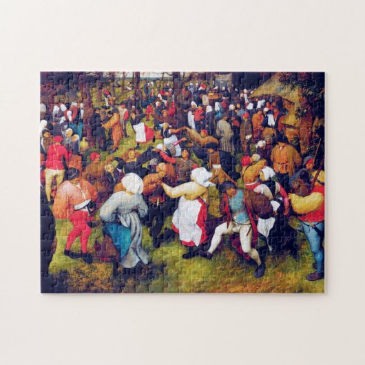 Der Hochzeitstanz, Pieter Bruegel Puzzle (Horizontal)