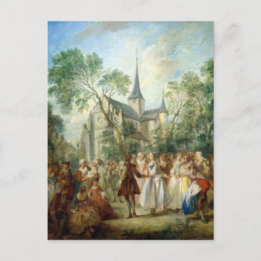 Der Hochzeitstanz Postkarte (Vorderseite)