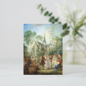 Der Hochzeitstanz Postkarte (Stehend Vorderseite)