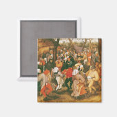 Der Hochzeitstanz von 1607 Magnet (Vorderseite/Rückseite)