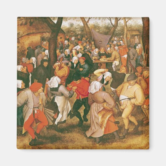 Der Hochzeitstanz von 1607 Magnet (Vorne)