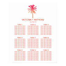 Der Hochzeitstisch für das tropische Sonnenunterga