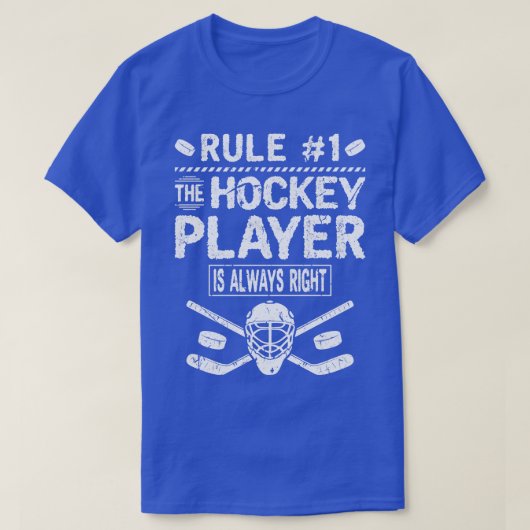 Der Hockey-Spieler ist immer genau der richtige Ei T-Shirt (Design vorne)
