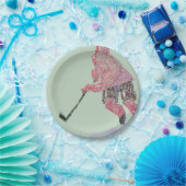 Der Hockey-Spieler Pappteller (Party)