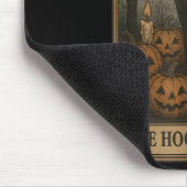 Der Hocus Pocus Kat Pumpkin Lantern Mystische Spoo Mousepad (Ecke)