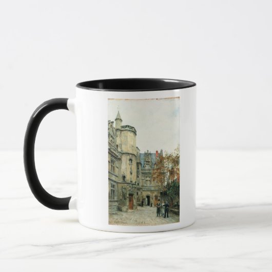 Der Hof des Museums von Cluny, c.1878-80 Tasse (Links)