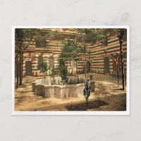 Der Hof eines Hauses, Damaskus, Heiliges Land (d.h