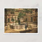 Der Hof eines Hauses, Damaskus, Heiliges Land (d.h Postkarte (Vorderseite)
