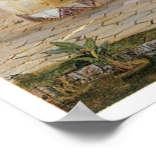 Der Hof von 1873 Poster (Ecke)