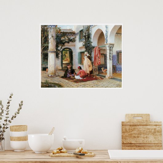 Der Hof von 1873 Poster (Küche)