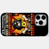 Der hoffnungsvolle Ruf des Feuerwehrmanns zum Hand Case-Mate iPhone Hülle (Rückseite (Horizontal))