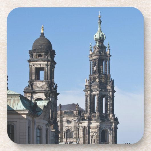 Der Hofkirche Dresden Getränkeuntersetzer (Vorderseite)