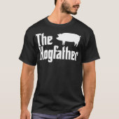 Der HogVater Funny Daddy Pig Papa Piggy Hog T-Shirt (Vorderseite)