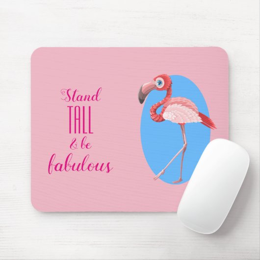 Der hohe Stand u. ist fabelhafter Flamingo Mousepad (Mit Mouse)