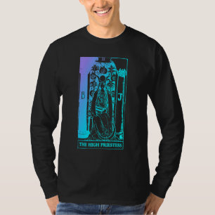 Der Hohepriester-Tarot-Kartenreiter wartet auf Hex T-Shirt