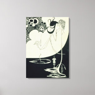 Der Höhepunkt, Illustration von "Salome" durch Leinwanddruck