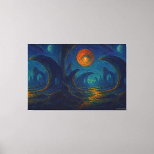 Der Höhlenhimmel Leinwanddruck (Vorderseite)
