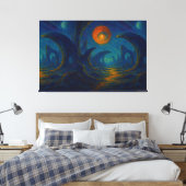 Der Höhlenhimmel Leinwanddruck (Insitu (Schlafzimmer))