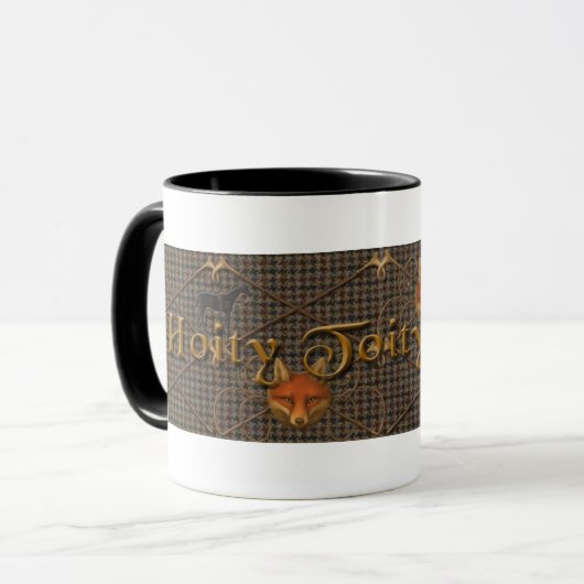 Der Hoity Toity House Fan Mug Tasse (Vorderseite Links)