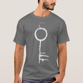 Der Höllenschlüssel weiße Geschenkmädchen Retro T-Shirt