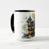 Der Hollow Watchtower - Monsun über Dreadspire Tasse (Vorderseite Links)