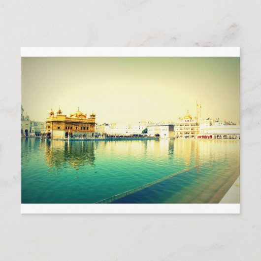 DER HOLY GOLDEN TEMPLE AMRISTAR PUNJAB POSTKARTE (Vorderseite)