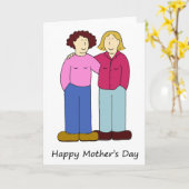 Der homosexuelle Tag der Mutter Karte (Gelbe Blume)