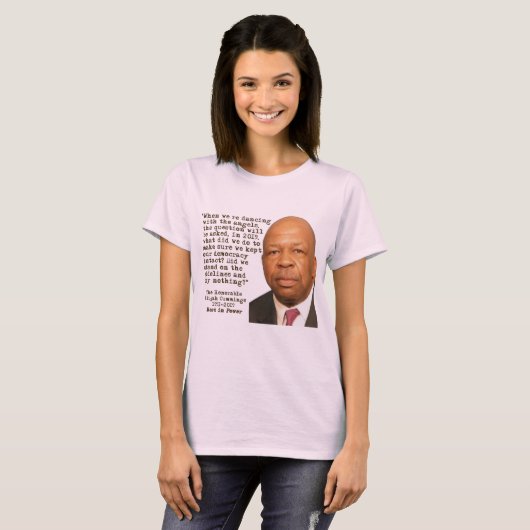Der Hon.Elijah Cummings T-Shirt (Vorne ganz)