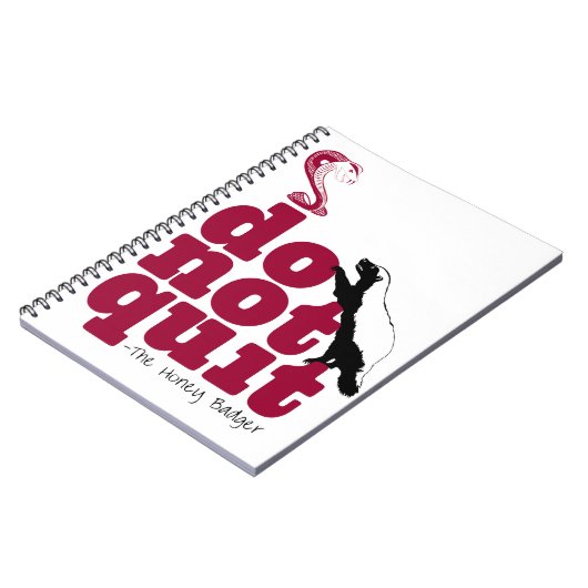 Der Honig-Dachs Notizblock (Linke Seite)